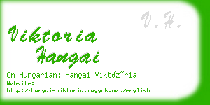 viktoria hangai business card